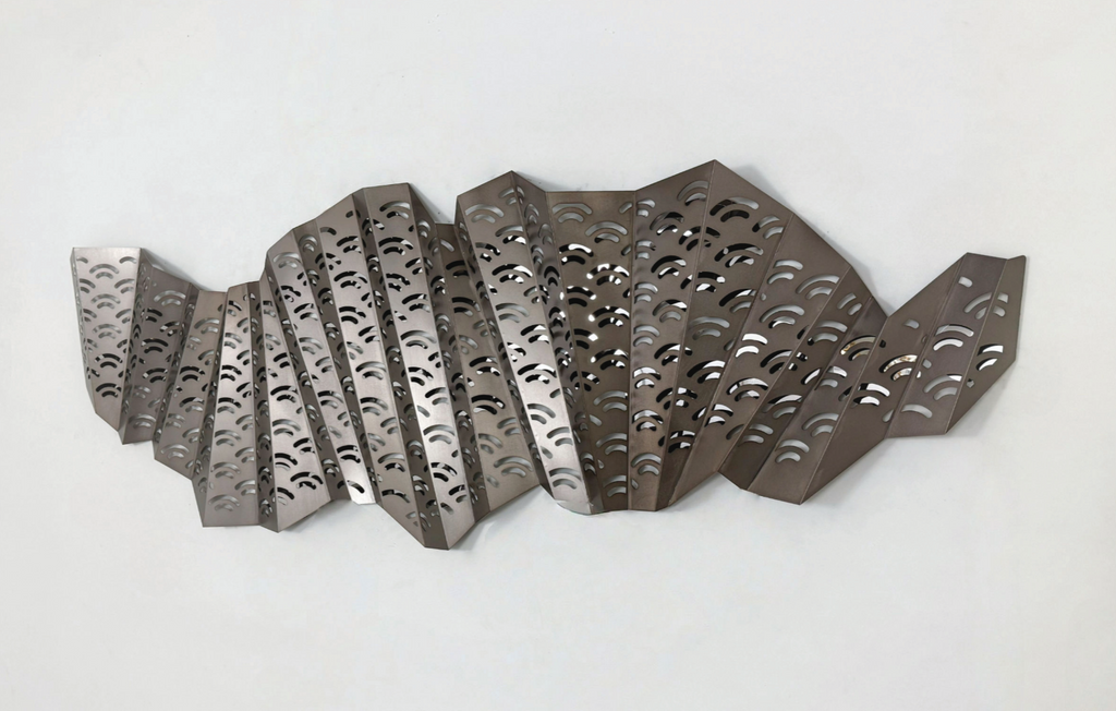 Premium Stainless Steel Wall Art - Rising Wave