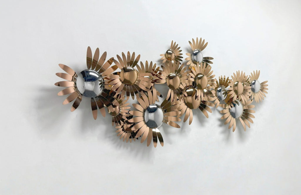 Premium Stainless Steel Wall Art - Flower Countence