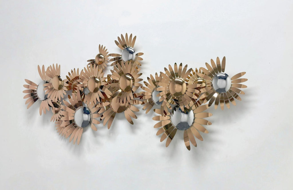 Premium Stainless Steel Wall Art - Flower Countence