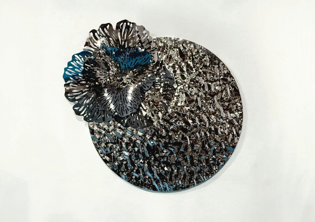 Premium Stainless Steel Wall Art - Flower of the sea