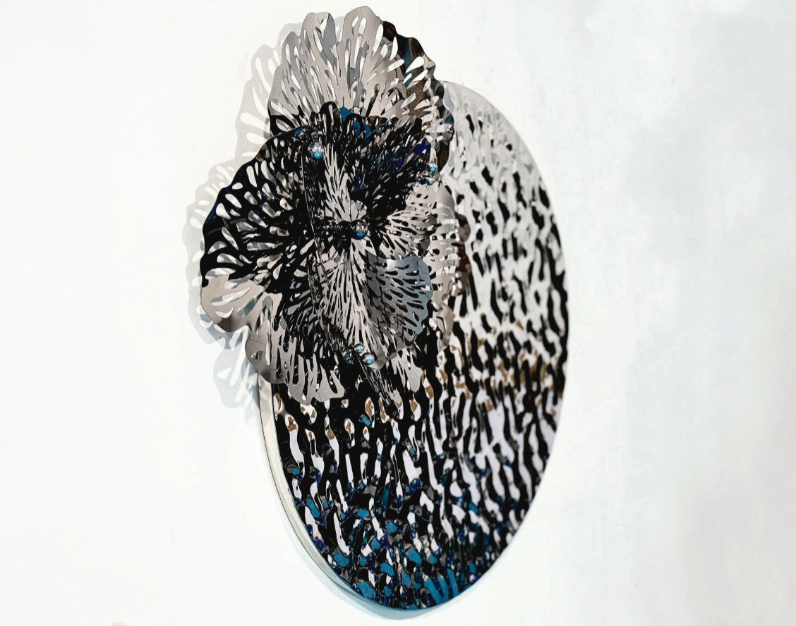 Premium Stainless Steel Wall Art - Flower of the sea