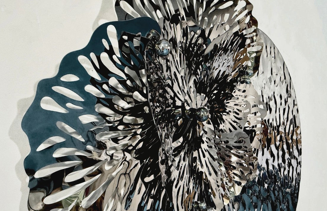 Premium Stainless Steel Wall Art - Flower of the sea