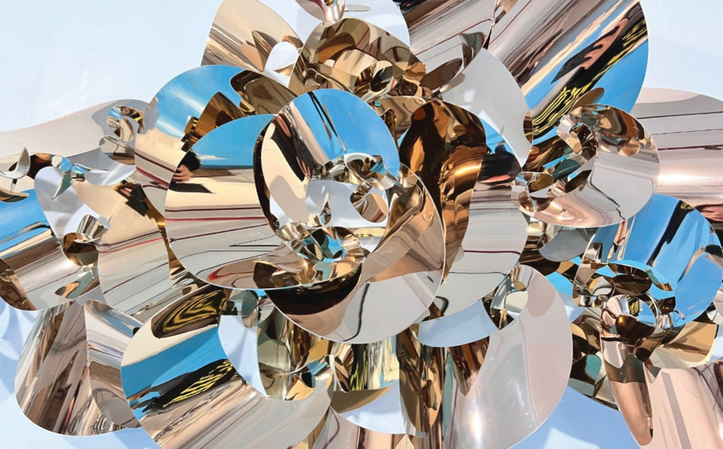 Premium Stainless Steel Wall Art - Blooming