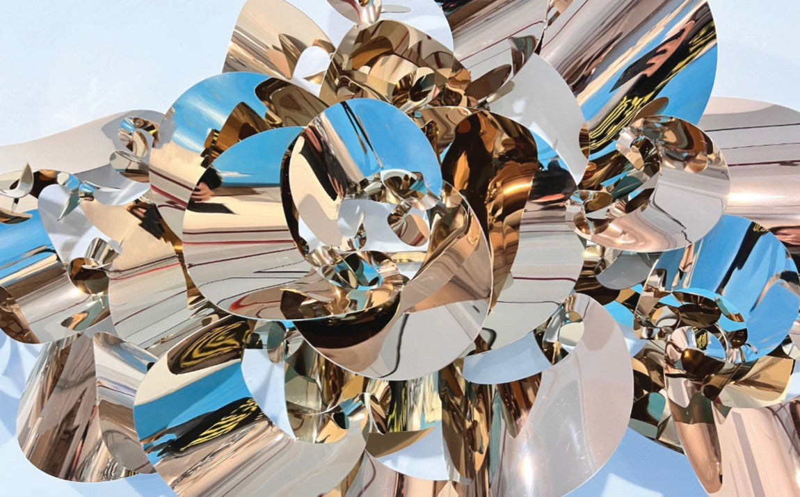 Premium Stainless Steel Wall Art - Blooming