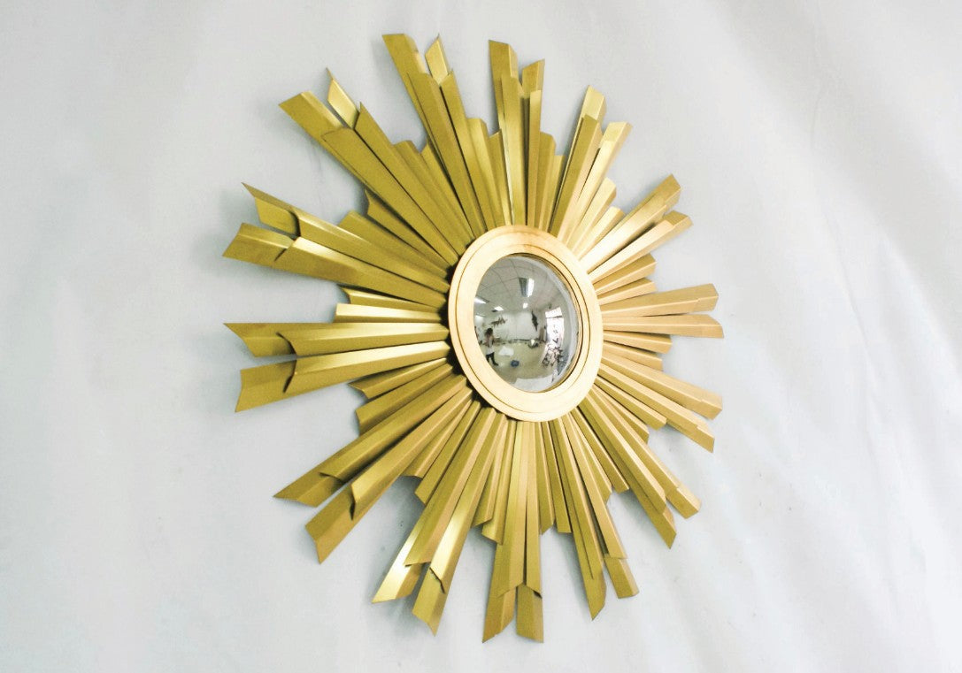 Premium Stainless Steel Wall Art - Sun Mirror 6