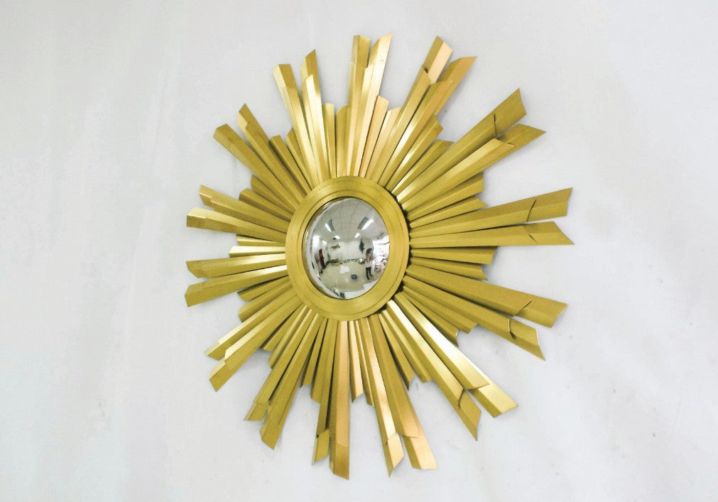 Premium Stainless Steel Wall Art - Sun Mirror 6