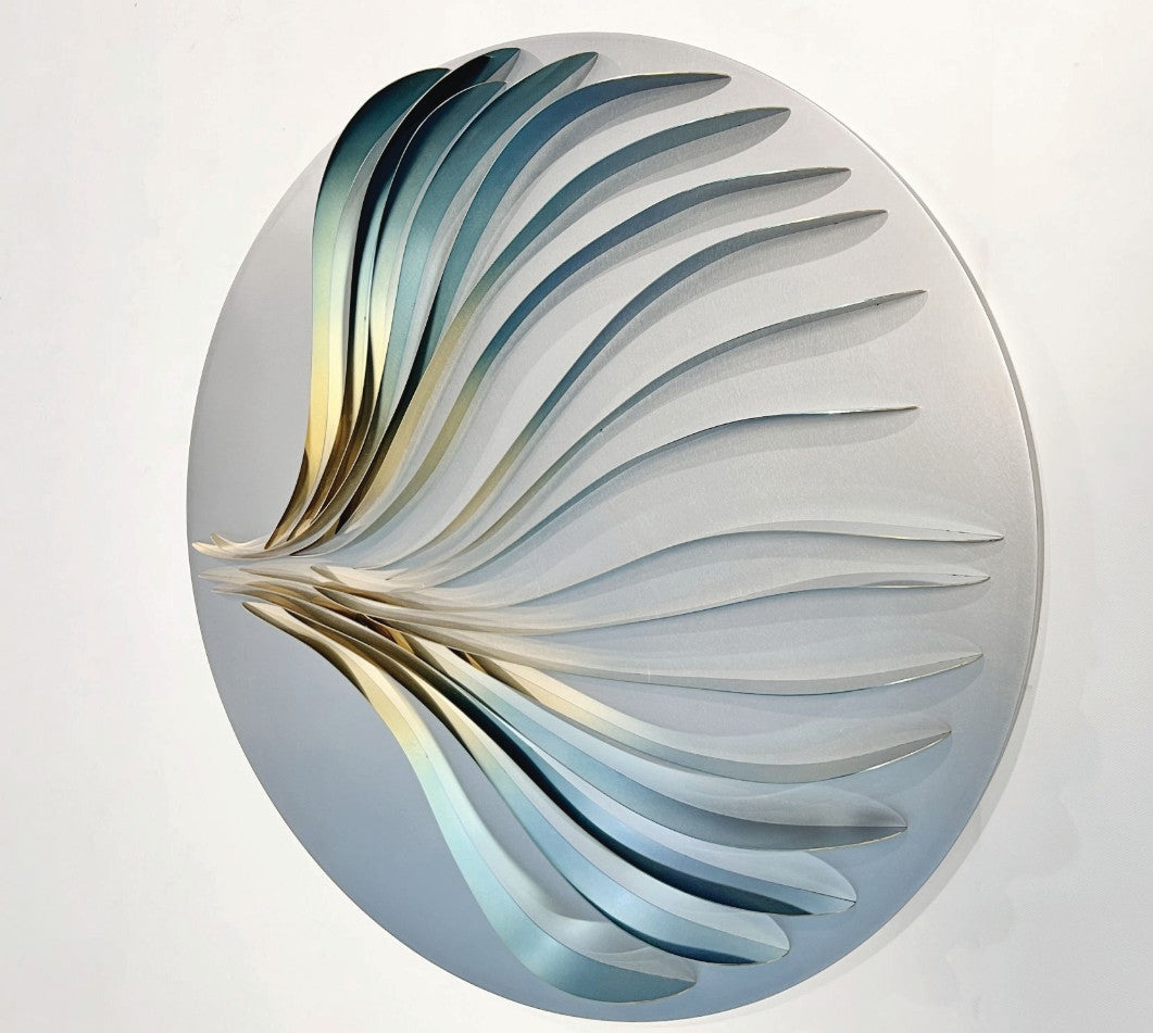 Premium Stainless Steel Art - Blue Sea 1