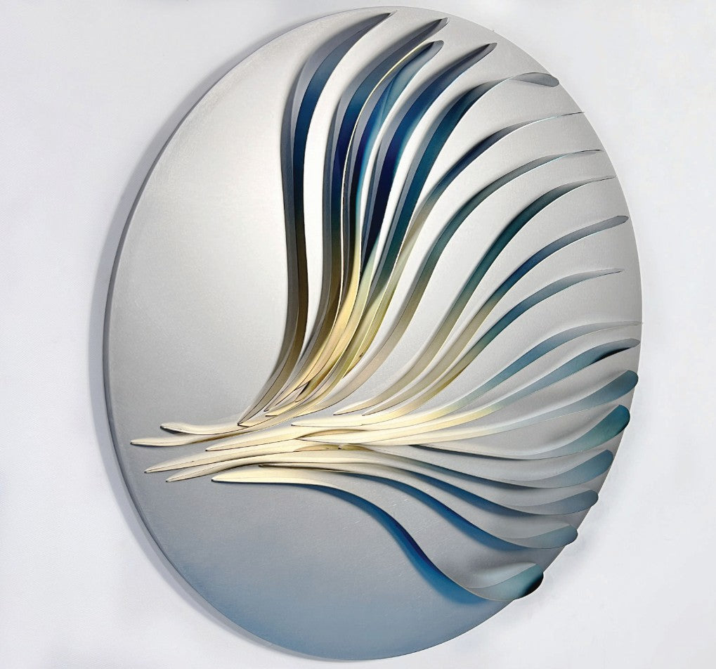 Premium Stainless Steel Art - Blue Sea 1