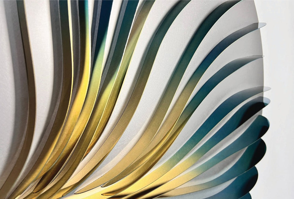 Premium Stainless Steel Art - Blue Sea 1