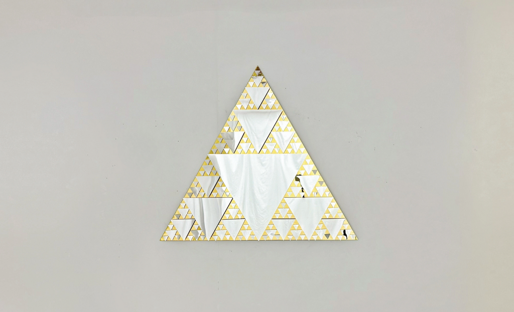 Premium Stainless Steel Wall Art - Fractal