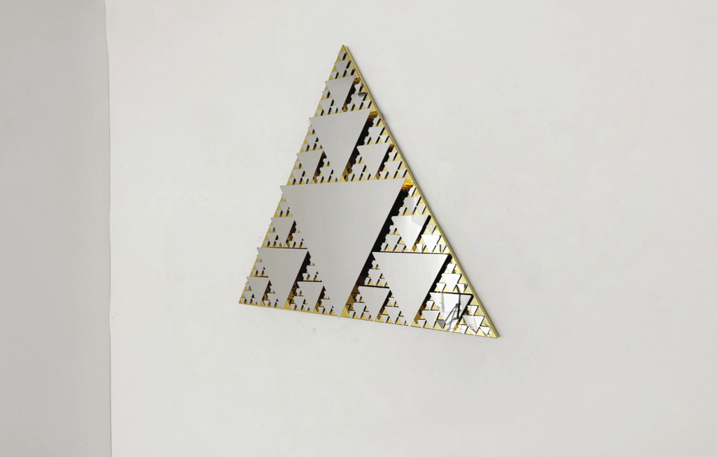 Premium Stainless Steel Wall Art - Fractal