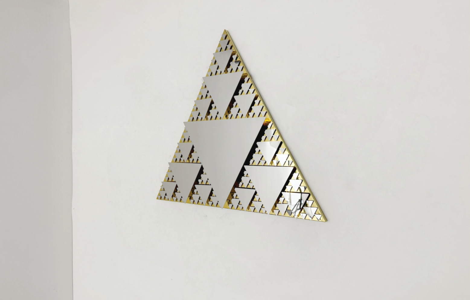 Premium Stainless Steel Wall Art - Fractal